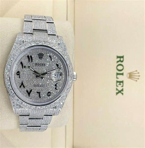 bust down rolex day date|iced out Rolex for sale.